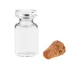 50 Pcs 0 5 ml Mignon Mini Petit Minuscule Vide Clair Vide Souhaitant Flacons avec des Bouteilles En Verre De Liège Bocaux Containers252W