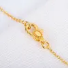 Den nya Sun Moon Star Necklace Lucky Pendant -smycken adopterar Pearl Sterling Silver Tjocklek 18K Guld Högkvalitativ Neckla310a