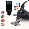 Complete tattoo machine kit LCD touchscreen power tattoo pen machine set met naald voor tattoo wenkbrauw tattooist beginner T20060293O