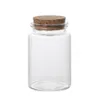 Bocaux en verre vides avec des bouteilles en verre de liège pendentif artisanat flacons en verre transparent diamètre de 22 mm spécifications multiples