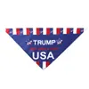 Pet Triangle Sjaal Amerikaanse verkiezingsbenodigdheden voor hondenkat maken Amerika Geweldig Biden Trump US Flag Brief Print Pet Bandanas LJJP394