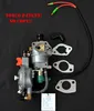 carburatore dual fuel con starter automatico GPL NG kit di conversione propano per generatore di benzina ibrido 6KW 6000W 190F166g