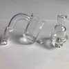 Nektar Toplayıcı 25mm Kuvars Tip Banger 14mm Çivi Dönen Karbonhidrat Kapağı ve Ruby Terp İnci Erkek Dab Rig Happywater Borular