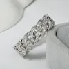 Мужская мода Мужчины Женщины кольцо 18K желтое золото гальваническим Блестящая CZ кубический кольцо для мужчин женщин для партии свадьбы