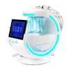 Portable 7 en 1 Hydra Facial Machine avec fonction d'analyse de la peau Intelligent Ice Blue RF Oxygen Jet Peel Water Peeling Hydro Facial Machine