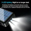 80000mAh Solar Wireless Power Bank Charging Outdoor Travel Emergency Chargers Portable Power banks for Samsung smart phone