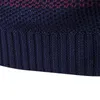 Fjun Brand Sweater Casual Automn O-Neck Striped Struited Pullsouvers Slim Fit Men Long Mancheur Poulain masculin Vêtements minces SAPETER HOMBRE MX200711