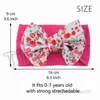 Enfants Bow Tie impression Bandeaux Filles Bowknot Bandeaux Doux Nylon Élastique Bandeau Cheveux Accessoires pour Enfants Party Favor T500270