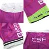 2020 Pro Team France Mens Vêtements cyclistes 9d Bib Suit Mtb Uniform Purple Bicycle Clothing Vêtements Bélas courts Maillot Culotte Men12462561