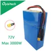 72V 40Ah Max 3000W Ebike Battery Lithium ion 25Ah 30Ah with 40A 60A BMS Pack akku For Electric Bike Scooter