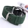 Nya ankomster Timelimiterade designers Foreign Selling Selling Linen Belt Mens Watch DoubleDed Hollow Perspective Triangle Stripe 5238649