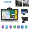 Universele 7 Inch GPS Navigator voor Auto Vrachtwagen Draagbare Stad GPS Navigatie Met Bluetooth AVIN Zonneklep 256MB 8G