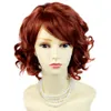 NUOVA bella parrucca corta Volpe riccia rossa stile estivo Pelle Top Parrucche da donna UK di Wiwigs7414965