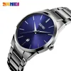 2020 SKMEI Men Watches Luxury Golden Steel Bracelet Quartz Wristwatches Date Time Male Clock Waterproof Watch Reloj hombre 9140 T200815