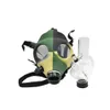 Maska gazowa Bong z akrylowym fajki fajki palenia Silikonowa platforma olejowa Akcesoria do dymu Szkło do hurtowej detalicznej