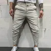 Herrbyxor avslappnad 2021 herr streetwear harem tracksuit bottnar mager sweatpants byxor svarta gym jogger spår1801