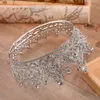 2020 New Bling Luxury Crystals Wedding Crown Silver Gold Rhinestone Princess Queen Bridal Tiara Crown Hair Accessories Cheap High 268E