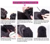 3b 4a Kinky завитых Ponytail волосы Extenions Клип в обтекаете Real бразильского волос хвостик Afro Kinky завитые естественных слоеного шиньон прически