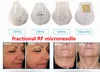 Design 4 tips Fraktionell RF Microneedle Machine Facial and Body Stretch Mark Acne Avlägsnande Hudvård föryngring DHL