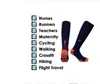 Chaussettes de sport chaussettes de Compression de course bas 2030 mmhg hommes femmes chaussettes de sport pour Marathon cyclisme Football2172266