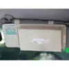 Universele Auto Styling Case Sun Visor Type Wol Vilt Opknoping Tissue Box Auto Servet Houder Pocket Organizer Pouch Card Storage1