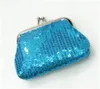 스팽글 스팽글 코인 미니 valise 카드 개폐 작은 핸드백 다채로운 패션 지갑 선물 여성 숙녀 1 55QS D2