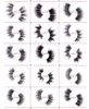 ELP002 Wholesale 25mm 3D fake Mink hair Eyelashes 5D Mink Lashes Packing In Tray Label Makeup Dramatic Long Mink Lashes