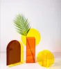 Creative Acrylic Vases Magic Geometry Terrarium Hydroponic Flower Vase Hotel Wedding Office Home Decoration Tabletop Vase