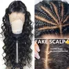 Peluca de onda suelta 360 peluca frontal del cordón brasileña 250 densidad 13x6 Frente de encaje delantero Pelucas de pelo humano de 30 pulgadas Scalp Fake TE puede cabello completo