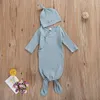 أكياس النوم المولود حديث الولادة قماط قماط القبعة 2 pcs wrap Ins Toddler Cartoon Sacks Fortgography POR