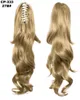 55cm Long Claw per i capelli Ponytail Straight Simulation Human Hair Exentions ponytails Bundles Kig CP333