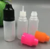 1000 stks 10 ml PET PLASTIC PLAATSELIJKE DROPPERFLES KINDERDICHTEN EN SABEL MET CAPS, 10 ML PET E-Liquid Bottle