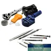 147 PCS Titta på reparationsverktygssatsen Fallöppnare Länk Spring Bar Remover Watch Kit Metal Watchmaker Tools for Justering Set332T