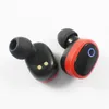 Färgglada DT-6 TWS Trådlösa sport hörlurar Bluetooth v5.0 Earphones In-Ear Running Earbjudningar unika design universal för smartphones