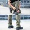 Novas calças táticas de cavaleiro masculina Cargo casual Calças de combate SWAT Exército ativo Trabalho militar Calças masculinas de algodão 200925179F