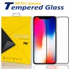 Skärmskydd härstammade glas för iPhone 15 Pro Max 14 13 12 11 Pro XS Max X XR 8 Samsung 9h fullt täcklim med detaljhandelspaket