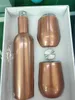 Gift Box! 3Pcs Wine Tumblers Set Various Colors Cups Stainless Steel Water Bottles Double Insulation Vacuum Cups With Straws And Lids A12