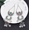 Bohemian Indian Jhumka Earrings for Women Vintage Long Coin tassel earrings fish hook party gift women Jewelry