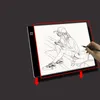 A4 LED Artcraft Tracing Pad Luz Regulável brilho para 5D DIY diamante Pintura Desenho Desenhando Animação JK2008XB
