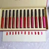 12pcs Matte Liquid lip Gloss Lipstick rouge a levre Listicks Lipgloss Maquiagem