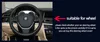 Coperchio del volante in pelle artificiale nero per BMW F10 F11 (Touring) F07 (GT) F12 F13 F06 F01 F02 Accessori per auto