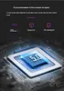 DT10 DT-10 Ny flerfärgad TWS trådlösa hörlurar Auto-parning Touch Control Magnetic Charging Box Universal för Huawei Samsung iPhone