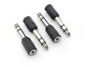 50st 6,3mm 1/4 tums stereo man / 3,5 mm stereoadapter