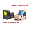 Trijicon Reflex ayarlanabilir RMR Kırmızı Dot Sight Sight Airsoft çekimleri için