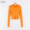 Женские свитеры грудно Microlle 2021 осень женские модные урожаи с длинным рукавом O-образным вырезом большие эластичные вязаные пуловеры