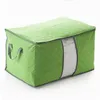 Portable Quilt Storage Bags Non Woven Folding House Room Storage Boxes Clothing Blanket Pillow Underbed Bedding Organizer Pouches BC BH0717