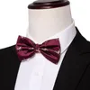 Bow Ties Cummerbund For Men Red Tie Dinosaur Bowtie Self Set Burgundy Designer Tuxedo Suit Barry.Wang YF-10081