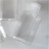 Plástico transparente Garrafa Vazia 60ml garra mão pequeno Sanitizer Garrafas Lady Make Up recipientes de armazenamento Polygon Viagem portátil 0 59yj G2