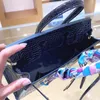 Сумочка Кошелек Модная женская сумка с буквенным принтом из лакированной крокодиловой кожи аллигатора Леди Большая вместительная сумка для покупок 273R