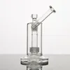 US Hot Sale US Ship Glass Bong Hookah Glas Vattenrör Bägare Recycler Bongs DAB Rig Oljebrännare Ash Catcher